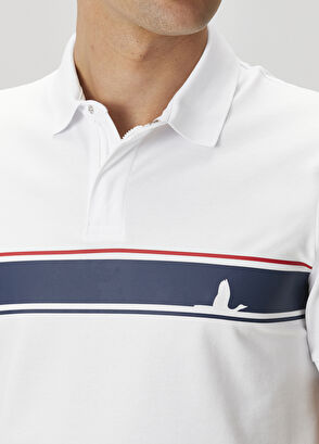 Beymen Club Beyaz Kaz Logolu Polo T-shirt - 7