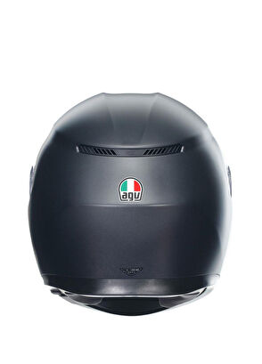 Agv K3 Mono Matt Black Closed Motorcycle Helmet - 4