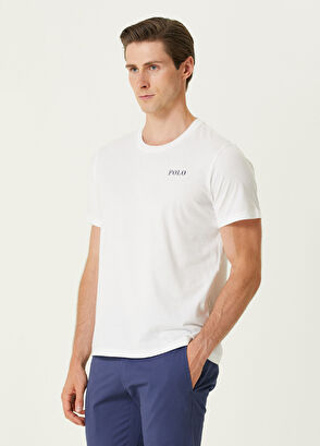 Polo Ralph Lauren Beyaz Logo Detaylı Pijama Üstü - 3