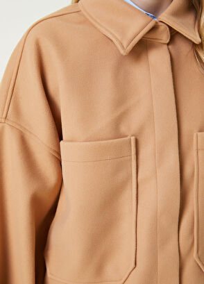 Beymen Club Beige Balloon Sleeve Outer Shirt - 5
