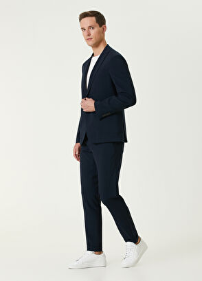 Beymen Club Drop 6 Lacivert Gofre Dokulu Takım Elbise - 4