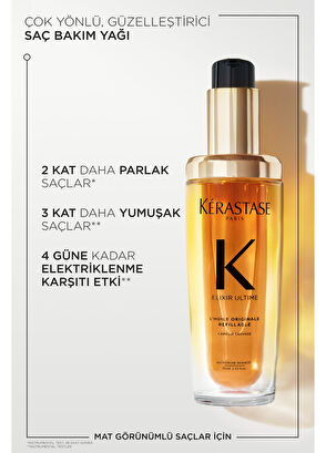 Kerastase Elixir Ultime L'Huile Originale Parlaklık Veren Saç Yağı 75 ml - 5