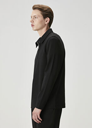 Beymen Club Comfort Fit Black Polo Sweatshirt - 4