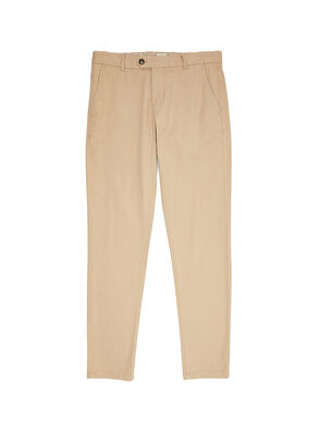Beymen Club Slim Fit Beige Twill Sport Pants - 6