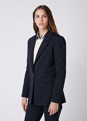 Beymen Club Lacivert Tek Düğmeli Blazer - 5