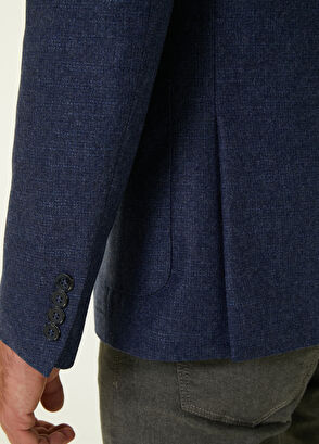 Beymen Club Indigo Muline Yün Ceket - 7