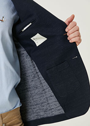 Beymen Club Lacivert Örme Ceket - 9