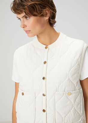 Beymen Club Ekru Bomber Yelek - 4