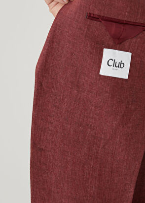 Beymen Club Mürdüm Keten Blazer - 9