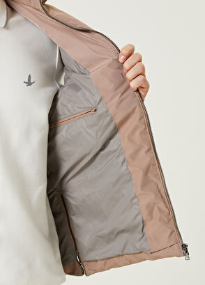 Beymen Club Bej Kapüşonlu Puff Yelek - 10