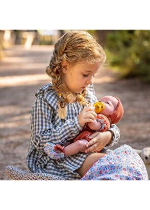 Berenguer Kiremit Hırka ve Kedili Boutique Oyuncak Bebek 38 cm - 6