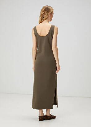 Beymen Club Haki Midi Elbise - 5