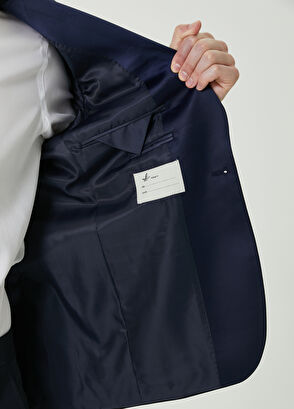 Beymen Club Navy Blue Wool Tuxedo - 8