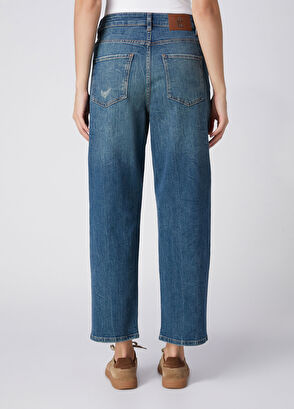 Beymen Club Tapered Fit Blue Jeans - 4