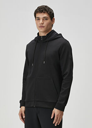 Beymen Club Siyah Kapüşonlu Sweatshirt - 4