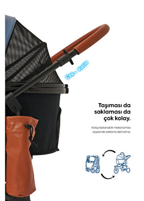 Zampa Helios Kedi ve Köpek Taşıma Arabası - 5