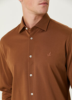 Beymen Club Deve Tüyü Logolu Gömlek - 6