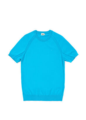 Beymen Club Turquoise Short Sleeve Sweater - 8