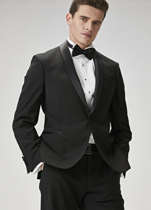 Beymen Club Black Wool Tuxedo - 5
