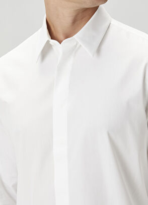 Lardini Kırık Beyaz Gömlek - 5