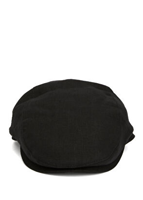 Beymen Club Black Men's Linen Hat - 5