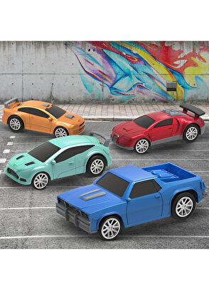 Driven 4 Parça Çek Bırak Oyuncak Araba Seti - 6