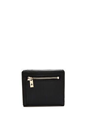 Beymen Club Black Faux Leather Wallet Scarf Set - 5