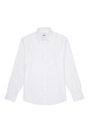 Comfort Fit Beyaz Non-Iron Gömlek Beymen Club Comfort Fit Beyaz Non-Iron Gömlek - 6