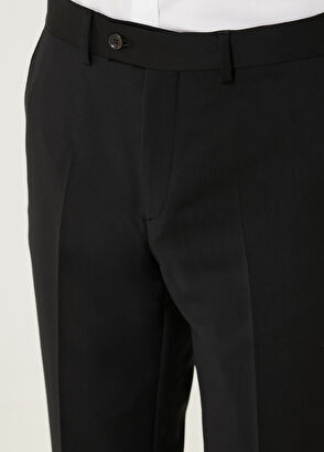 Beymen Club Drop 6 Siyah Klasik İnce Yün Takım Elbise - 8