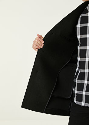 Beymen Club Black Felt Coat - 8