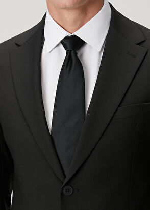 Beymen Club Siyah Yün Karışımlı Takım Elbise - 7