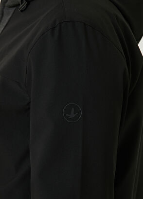 Beymen Club Black Hooded Knit Detailed Coat - 8