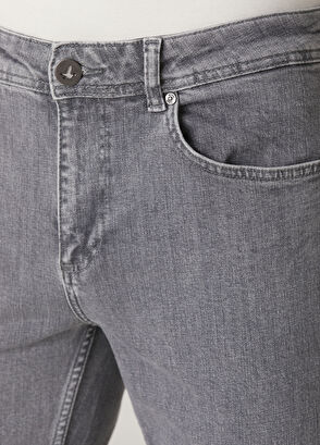 Beymen Club Slim Fit Grey Wash Jeans - 5