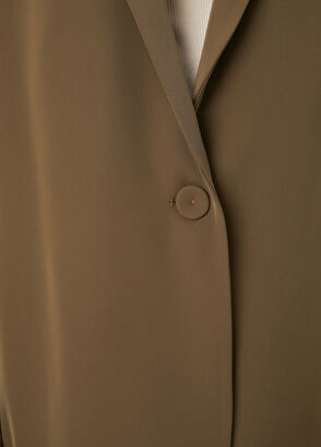 Beymen Club Khaki Brush Detailed Blazer - 6
