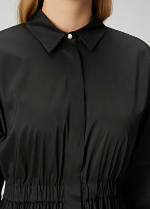 Beymen Club Black Midi Dress - 6