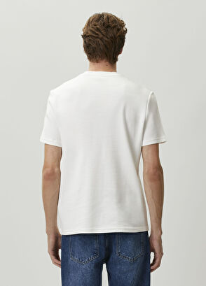 Beymen Club Beyaz Baskılı T-shirt - 4