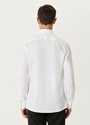 Beymen Club Custom Fit White Non-Iron Shirt - 5