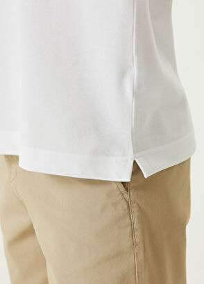 Beymen Club Comfort Fit White Polo T-shirt - 7