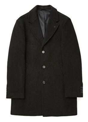 Beymen Club Anthracite Wool Cashmere Coat - 8