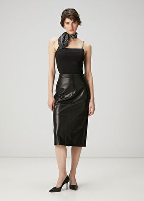 Beymen Club Black Inserted Tank Top - 3