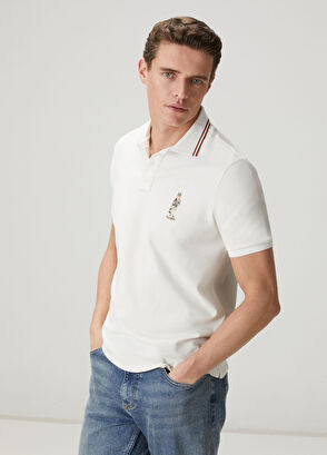Beymen Club Kırık Beyaz Comfort Fit Clubby Pike Polo T-shirt - 9