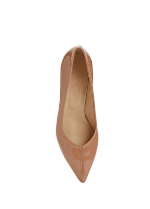 Beymen Club Bej Deri Topuklu Ayakkabı - 9