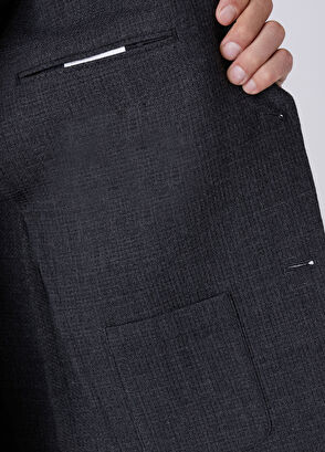 Beymen Club Anthracite Dobby Wool Blazer - 9