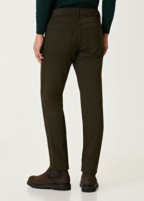 Beymen Club Slim Fit Khaki Extra Stretch Non Denim Pants - 3
