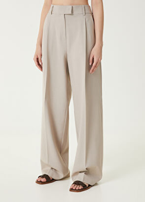Beymen Club Beige Pleat Detailed Trousers - 3