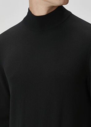 Siyah Yün Kazak - Görsel 8