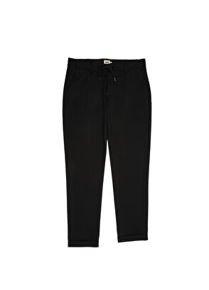 Siyah Kordonlu Diyagonal Desenli Chino Pantolon Beymen Club Siyah Kordonlu Diyagonal Desenli Chino Pantolon - 6