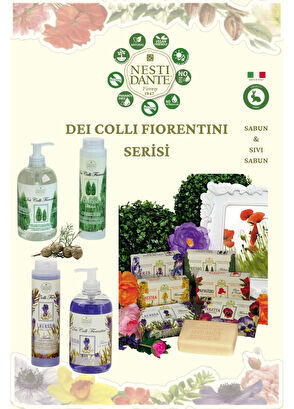 Nesti Dante Dei Colli Fiorentini Toskana Lavanta Özlü Arındırıcı Vegan Bakım Banyo ve Duş Jeli 300 ml - 6