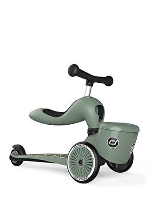 Scoot And Ride Highwaykick 1 Green Lines Lifestyle Child Scooter with Seat - 6