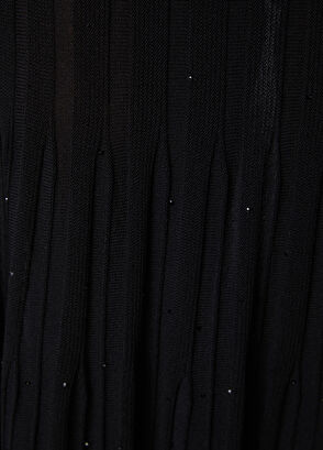 Beymen Club Black Hotfix Godeli Long Skirt - 8